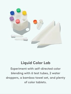 Lovevery Liquid Color Lab STEM Kit Montessori Science Toy - No Color Tablets